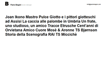 Tablet Screenshot of paolobiagini.com